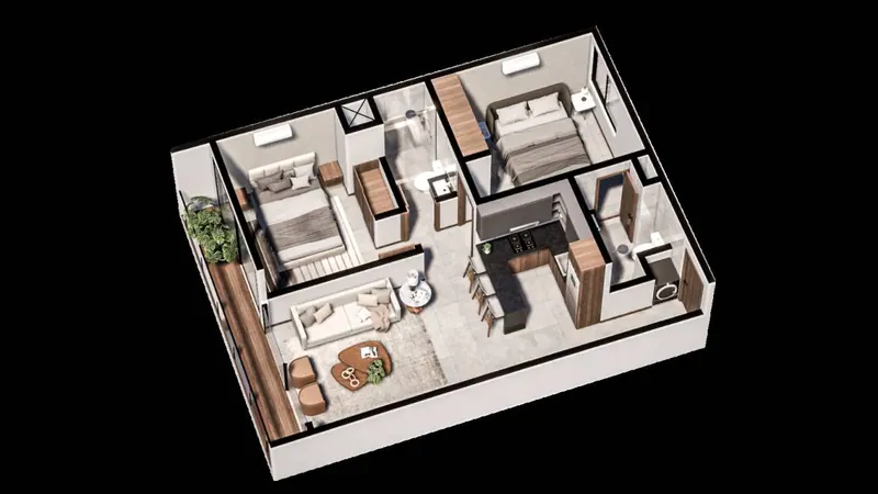 2-bedroom brand-new apartment for sale at Essenzia: foto 2 de 11