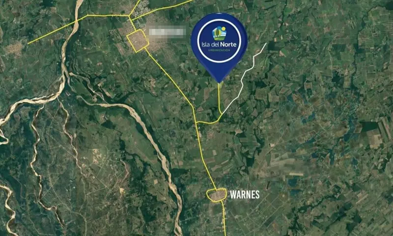 Terreno de 300 m² en venta en la urbanización Isla del Norte, Warnes: foto 6 de 7