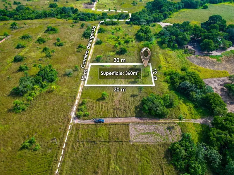 Terreno de 360 m² en venta en Warnes, detrás de Viru Viru: foto 1 de 4