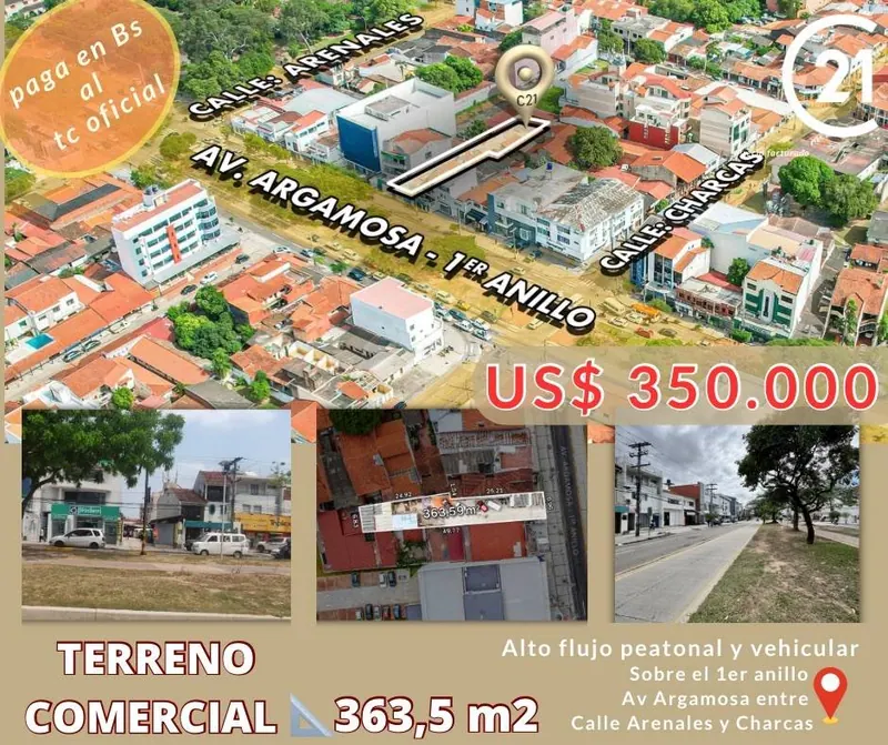 Terreno comercial de 365 m² en venta sobre el primer anillo, Centro: foto 7 de 11