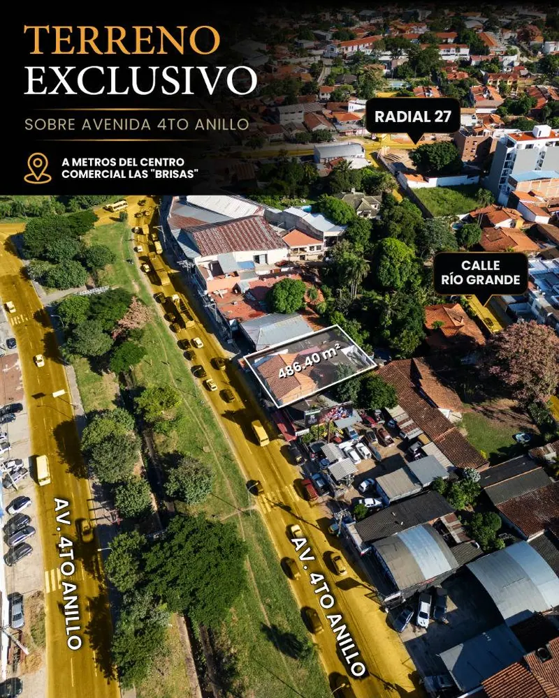486.40 m² lot for sale on Av. 4th Ring, North Zone: foto 2 de 5