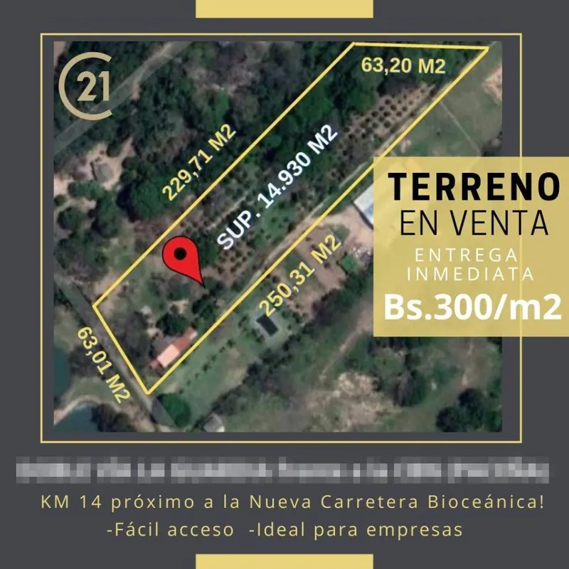 Lot for sale on the La Guardia double lane highway, km 14: foto 3 de 3