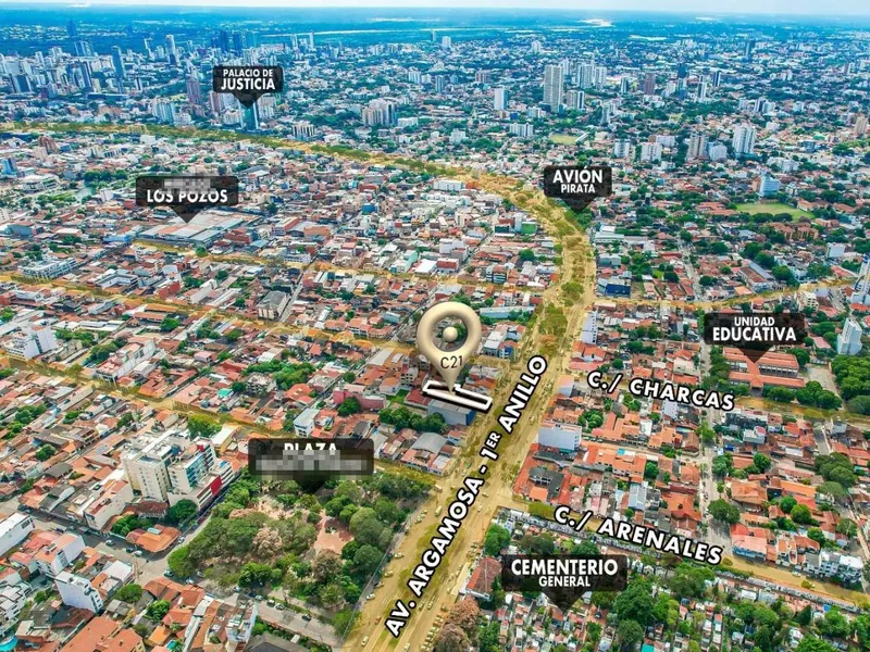 365 m² commercial lot for anticrético on the 1st ring: foto 2 de 6