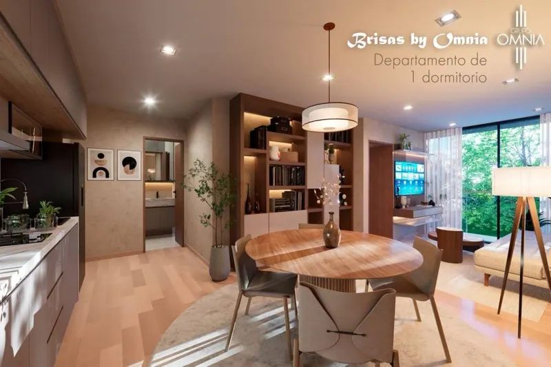 Monoambiente de 31,22 m² en preventa en Las Brisas, Zona Norte: foto 5 de 7