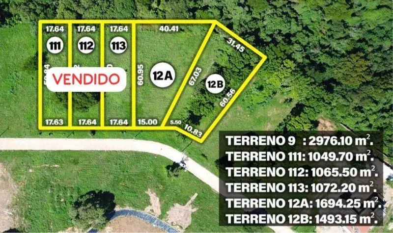 Terreno de 1.694,25 m² en venta en la urbanización El Carmen