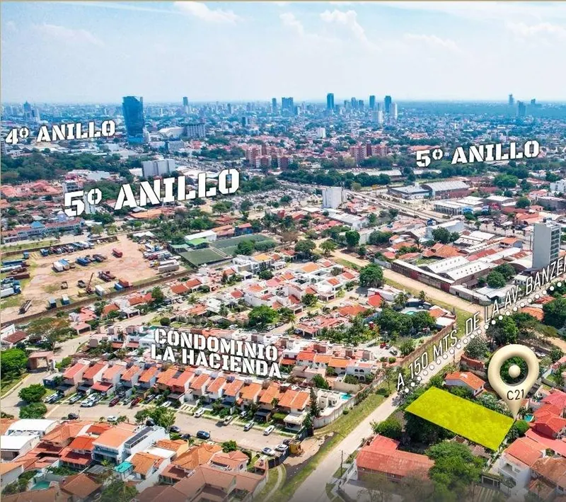 Terreno de 1.000 m² en venta entre 5º y 6º anillo, Zona Norte: foto 2 de 5