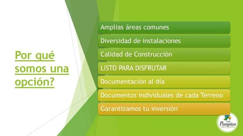 1,000 m² lot for sale in Las Pampitas, Colpa Bélgica: foto 7 de 13