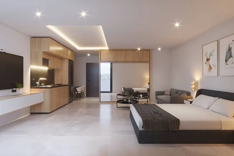 Studio for pre-construction sale in the Rhodium building, Equipetrol