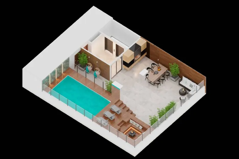 Studio for pre-construction sale in the Rhodium building, Equipetrol: foto 8 de 9