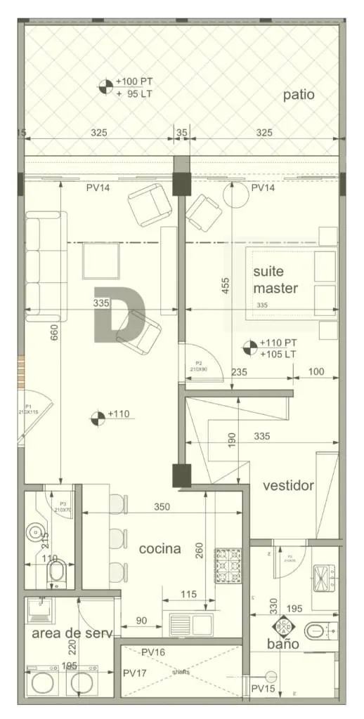 Departamento de 1 dormitorio con patio en venta en Edificio Magnum: foto 24 de 24