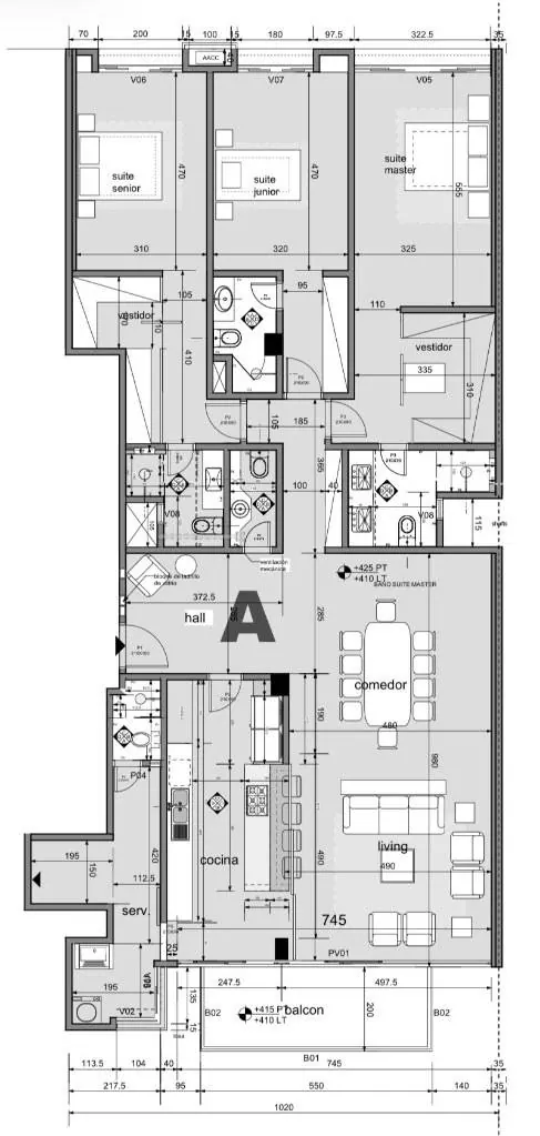 Departamento de 3 dormitorios en suite en venta en Edificio Magnum: foto 26 de 26