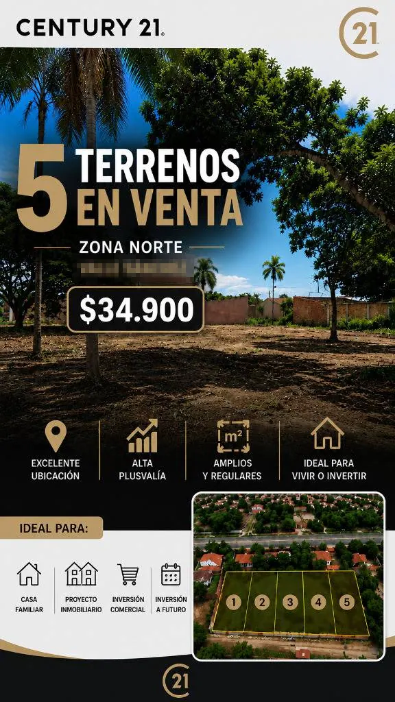 Terreno de 333,60 m² en venta sobre avenida en Valle Sánchez: foto 1 de 1