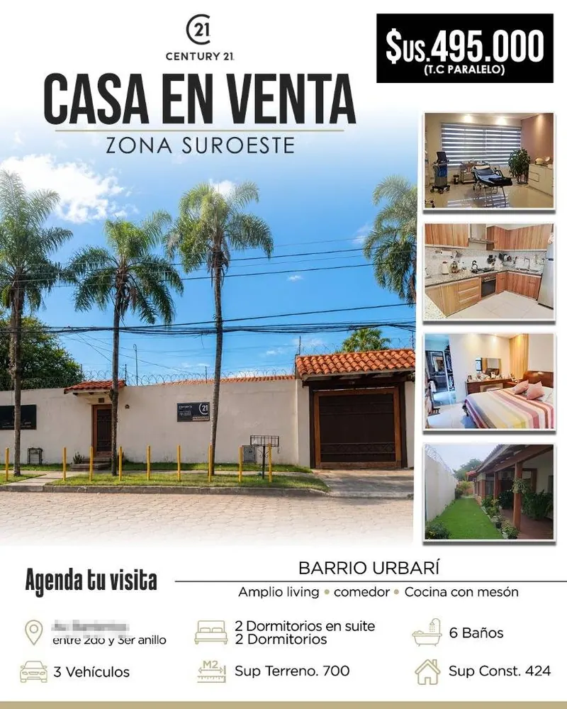 Casa en venta sobre la Av. Barrientos, Urbarí, Zona Sur: foto 2 de 19