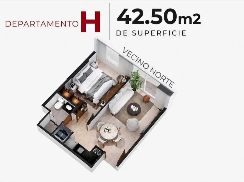 1-bedroom apartment pre-construction at Macororó 18, Av. Beni: foto 4 de 7