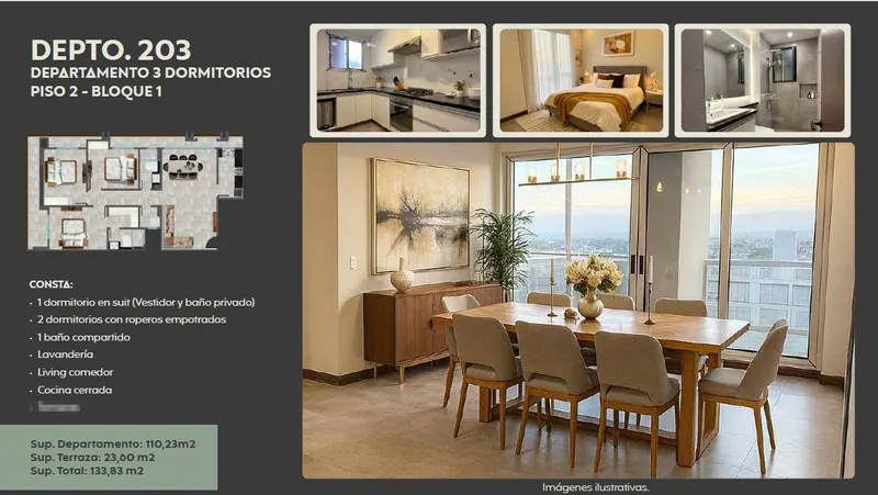 3-bedroom apartment for sale in the Sierra Lux gated community: foto 2 de 16