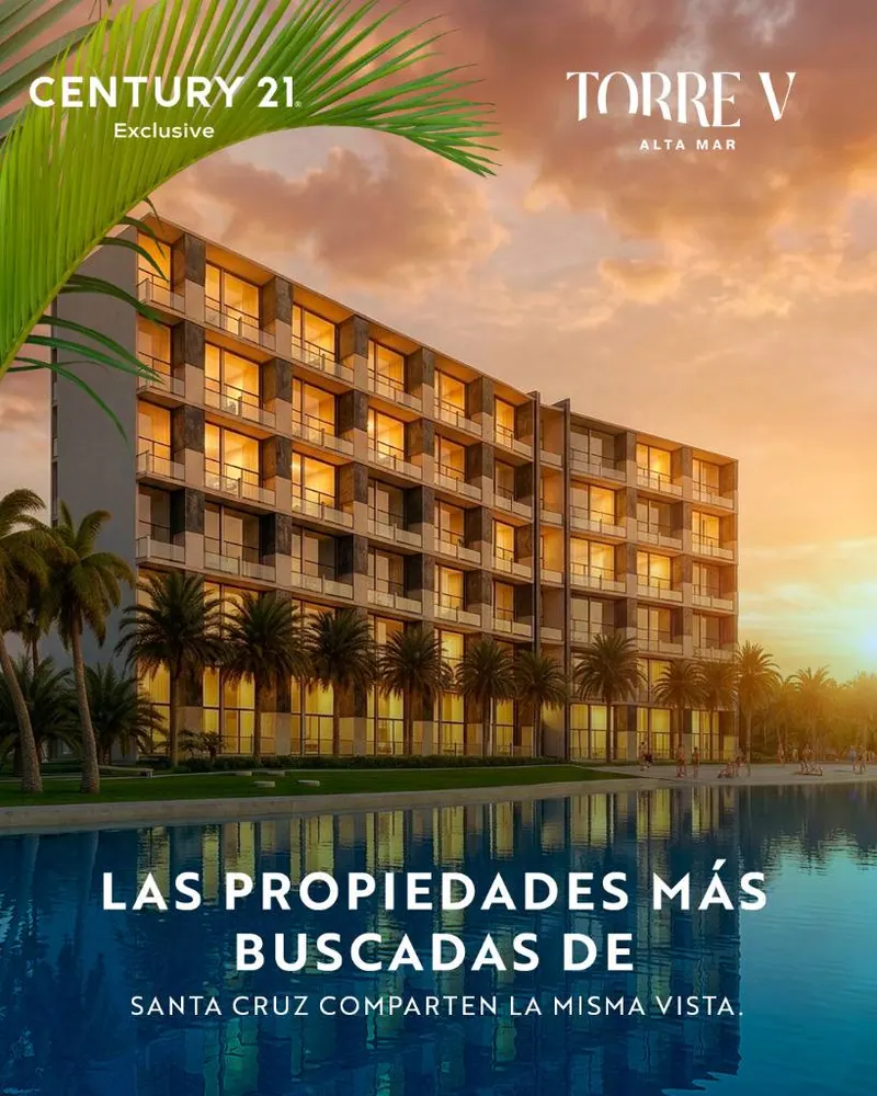 Departamento de 2 dormitorios en venta en Torre V Alta Mar, Urubó: foto 2 de 5