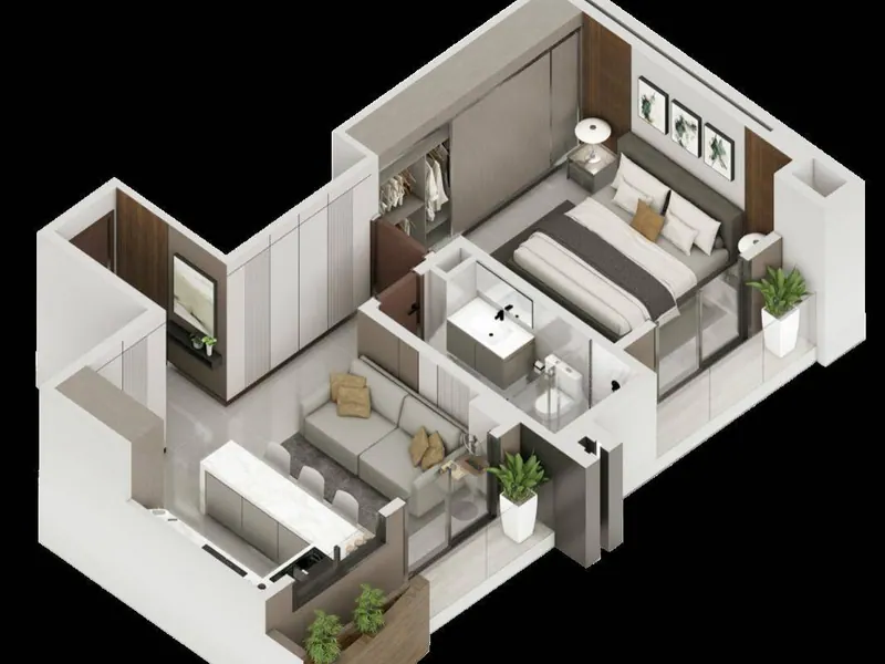 Departamento de 2 dormitorios en preventa en el condominio Sierra Lux: foto 3 de 17