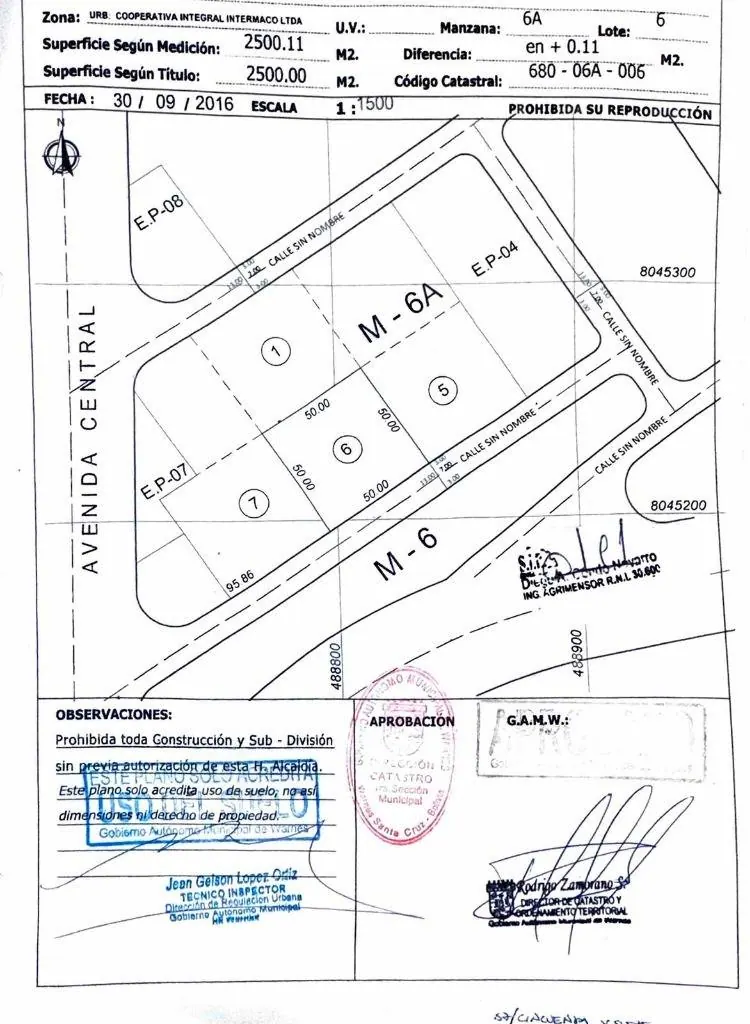 5,000 m² lot for sale in the Intermaco development, North Zone: foto 6 de 6