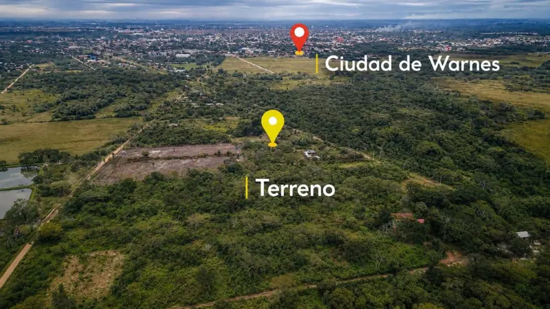 Terreno de 360 m² en venta en la urbanización Silvania, Warnes: foto 1 de 2