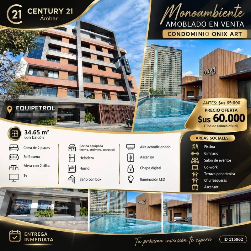 Furnished studio for sale in the Onix Art gated community, Sirari: foto 2 de 21