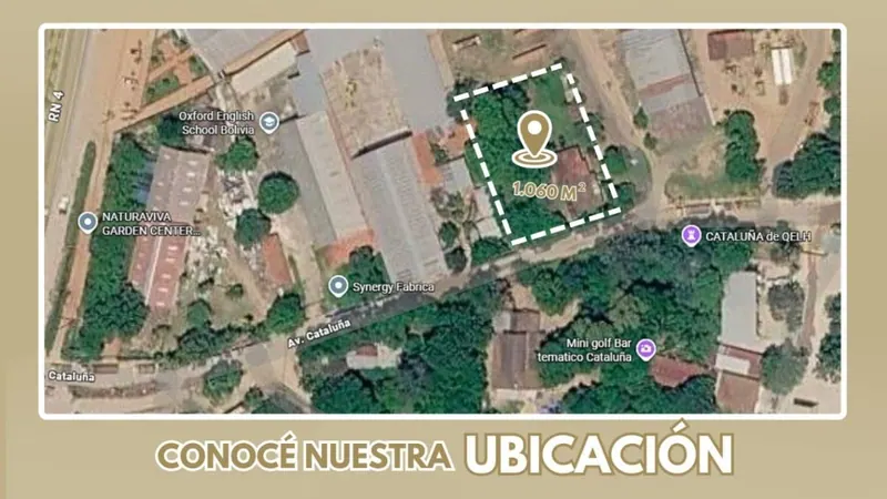 Terreno de 1.060 m² en venta en 8vo anillo y Av. Banzer, Zona Norte: foto 3 de 5