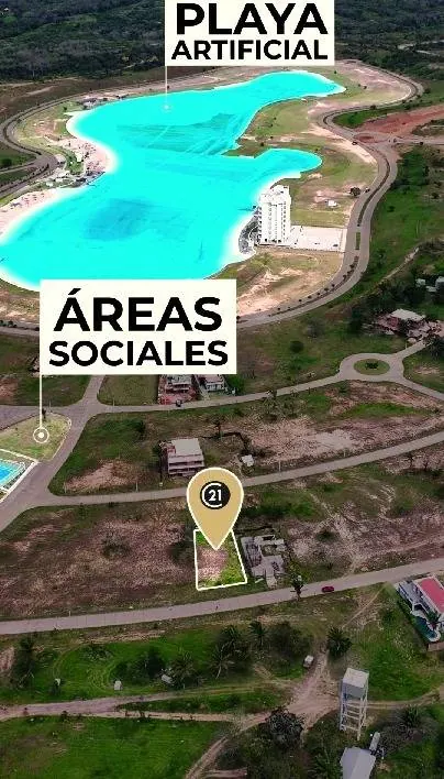 Terreno de 585,07 m² en venta en Playa Turquesa, Urubó: foto 3 de 7
