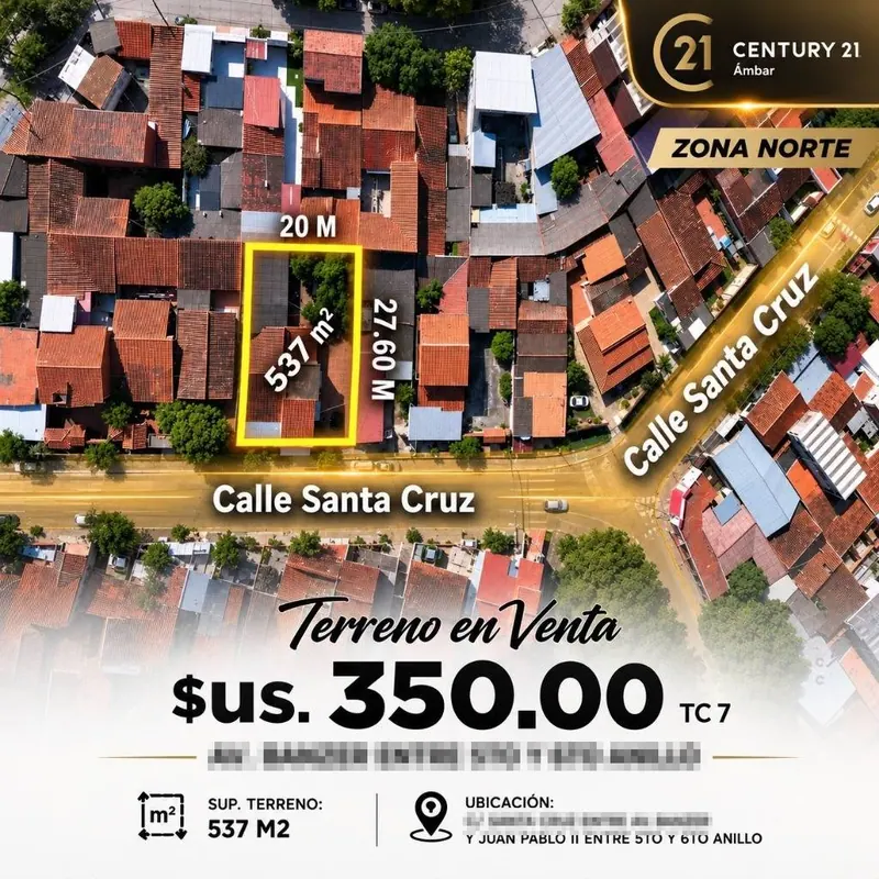 537.25 m² lot for sale in the North Zone, between the 5th and 6th: foto 1 de 1