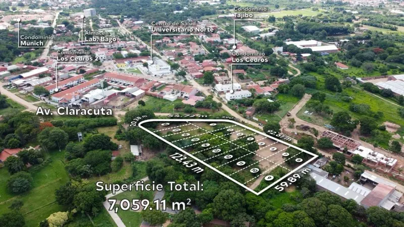 Terreno de 390,7 m² en venta en la Zona Norte, Av. Claracuta: foto 6 de 8