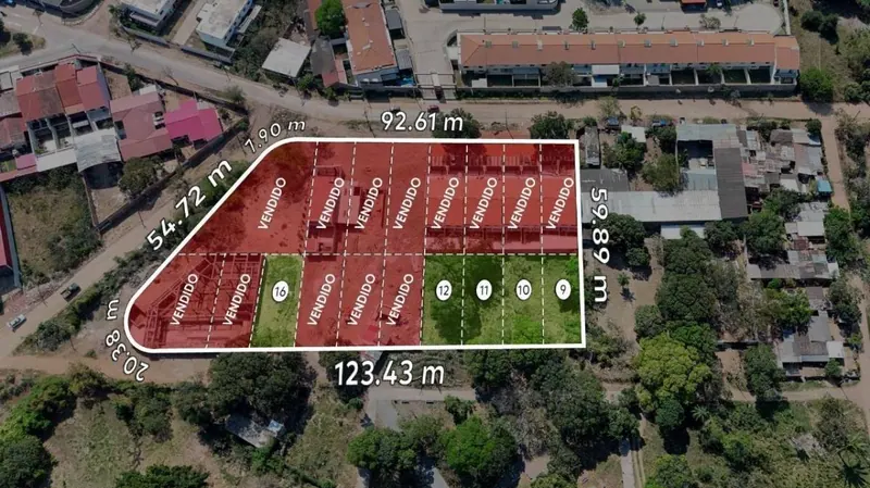 Terreno de 257,19 m² en venta en la Zona Norte, Av. Claracuta: foto 4 de 8