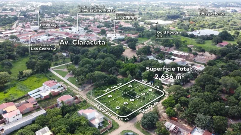 Terreno de 393,04 m² en venta en la Zona Norte, Av. Claracuta: foto 7 de 8