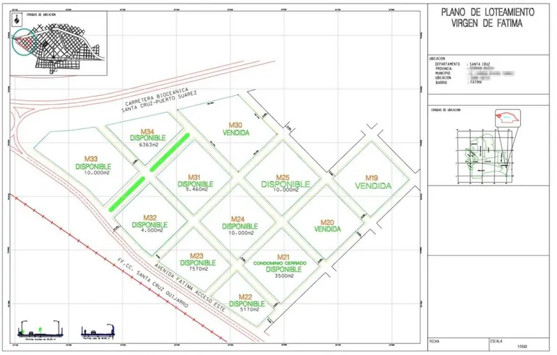 Terreno de 1 ha en venta en Santa Cruz: foto 3 de 3