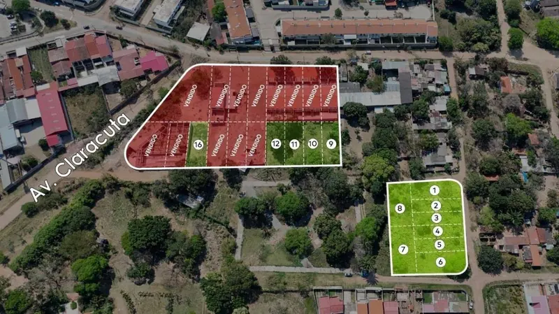 Terreno de 360,84 m² en venta en la Zona Norte, Av. Claracuta: foto 1 de 4
