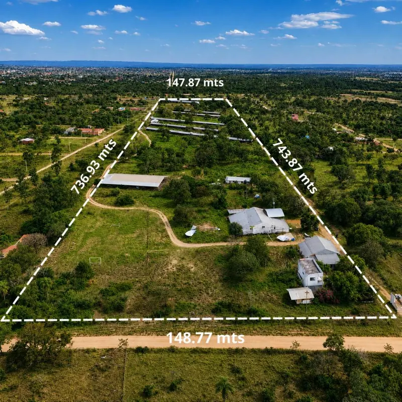 100,505.67 m² lot for sale in La Guardia, Carretera Camiri: foto 2 de 5