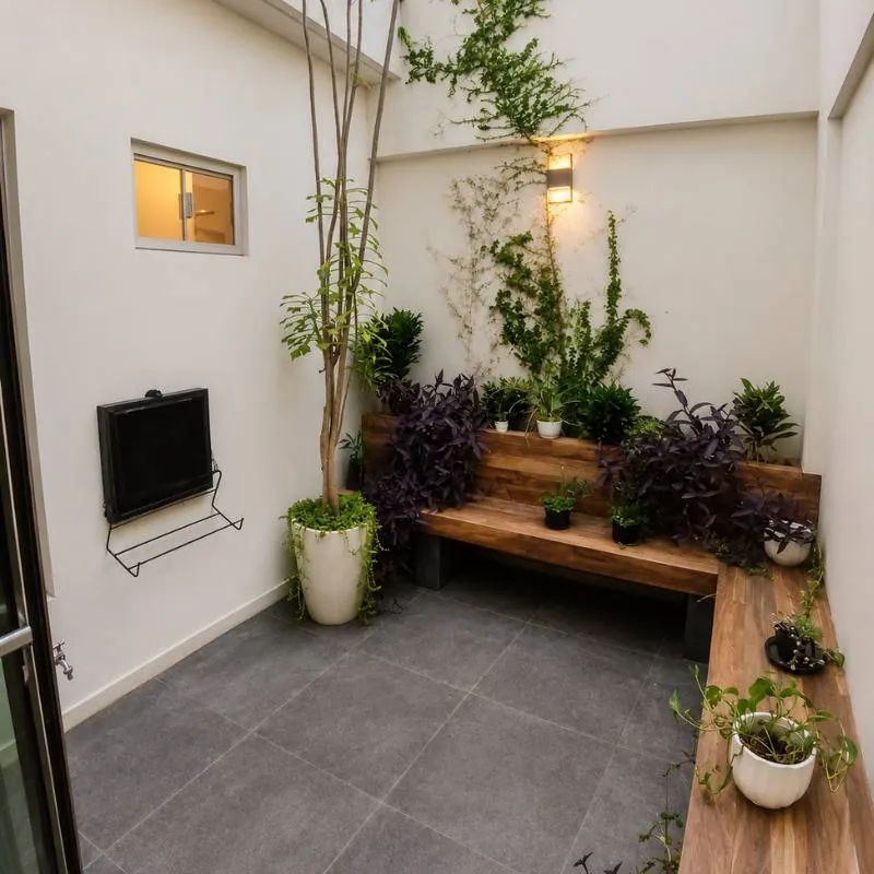 Departamento de 1 dormitorio con jardín interno en alquiler: foto 4 de 4