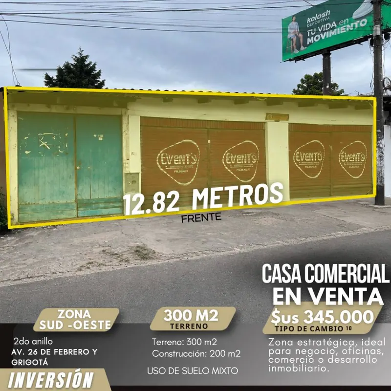 Casa de uso comercial en venta sobre la Av. 26 de Febrero, 2do anillo: foto 4 de 6