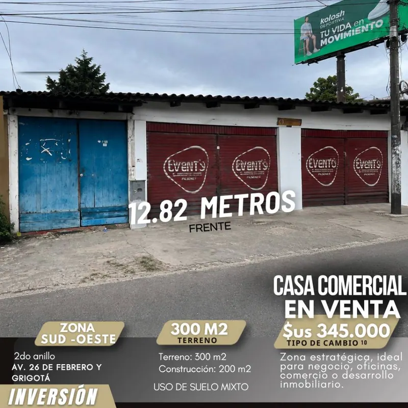 Casa de uso comercial en venta sobre la Av. 26 de Febrero, 2do anillo: foto 5 de 6