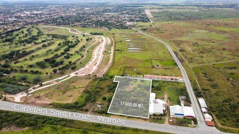 Terreno de 17.000,08 m² en venta sobre la carretera a Warnes: foto 2 de 2