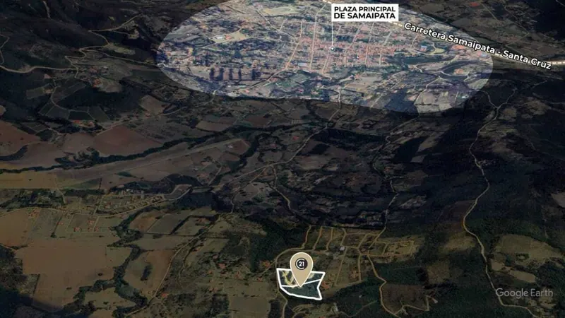 Terreno de 8.414,43 m² en venta en Barrio Arriba, Samaipata: foto 3 de 4