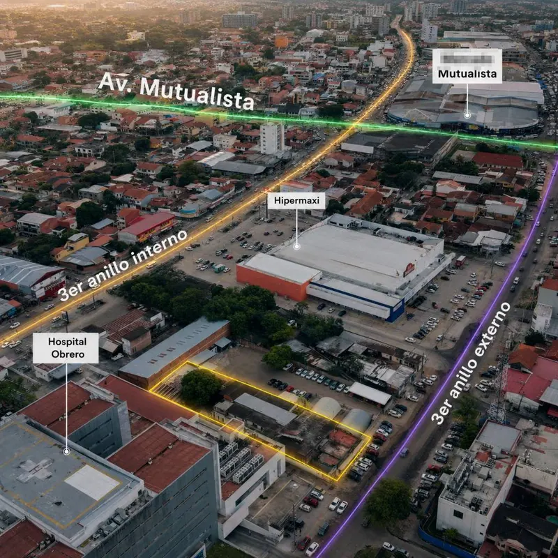 Terreno comercial de 1.498,28 m² en venta sobre la Av. Japón: foto 3 de 8