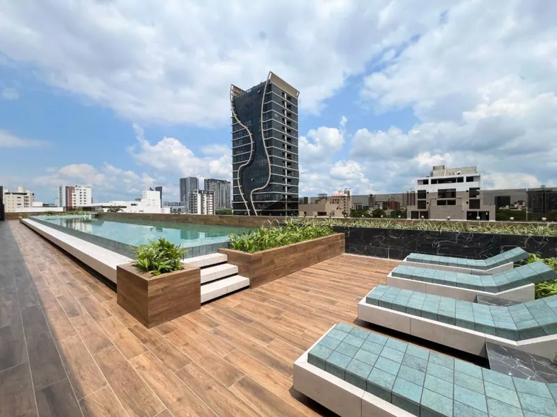 31 m² studio for rent in Equipetrol, with pool: foto 11 de 22