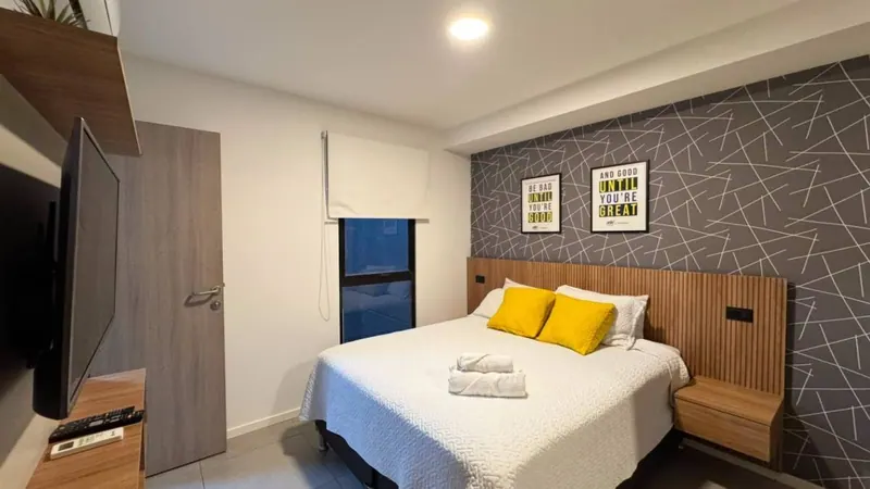 Departamento amoblado de 2 dormitorios en venta en Nomad, Equipetrol: foto 5 de 13