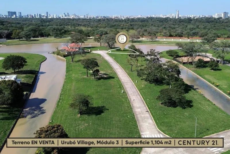 1,104 m² lot facing the lagoon for sale in Urubó Village: foto 5 de 7
