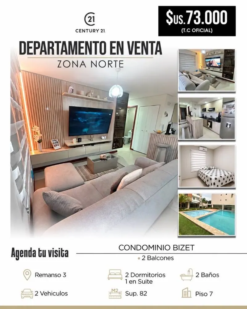 2-bedroom apartment for sale in the Bizet gated community: foto 2 de 16