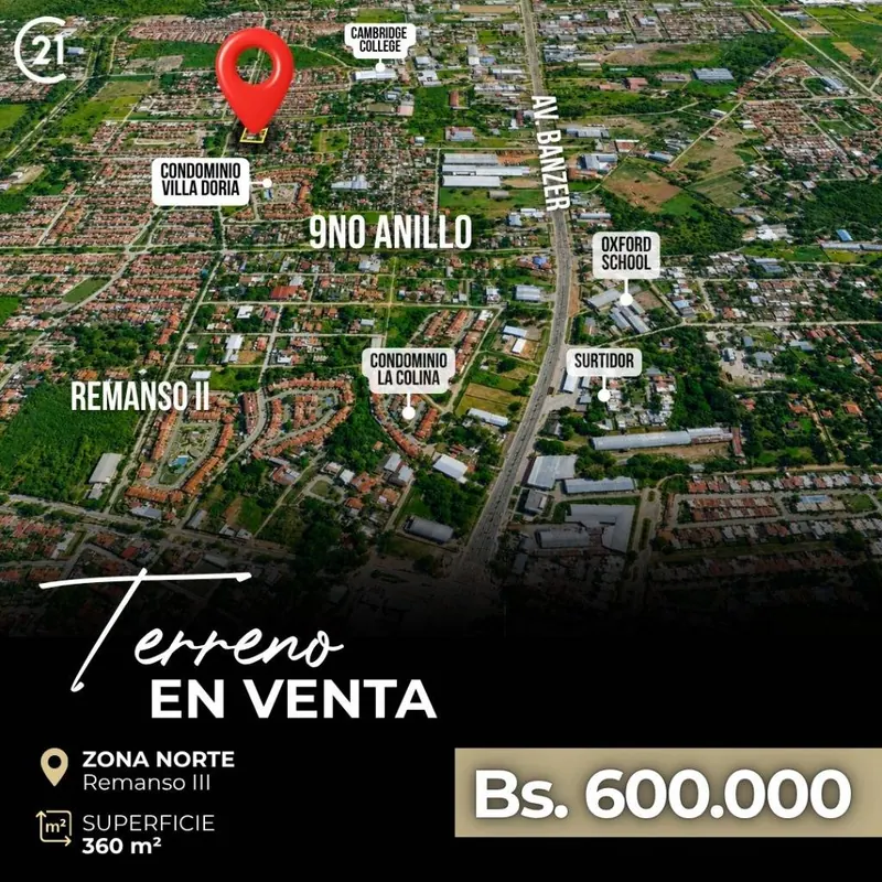 360 m² lot for sale in Remanso 3, North Zone: foto 2 de 4