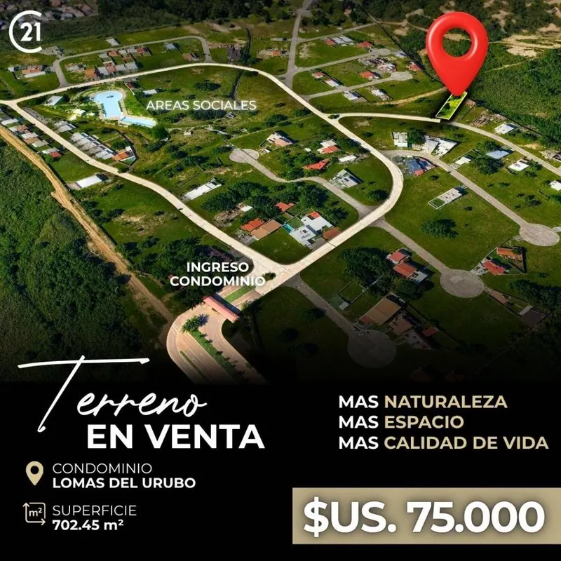 Terreno de 702,45 m² en venta en Lomas de Urubó Sur: foto 2 de 5