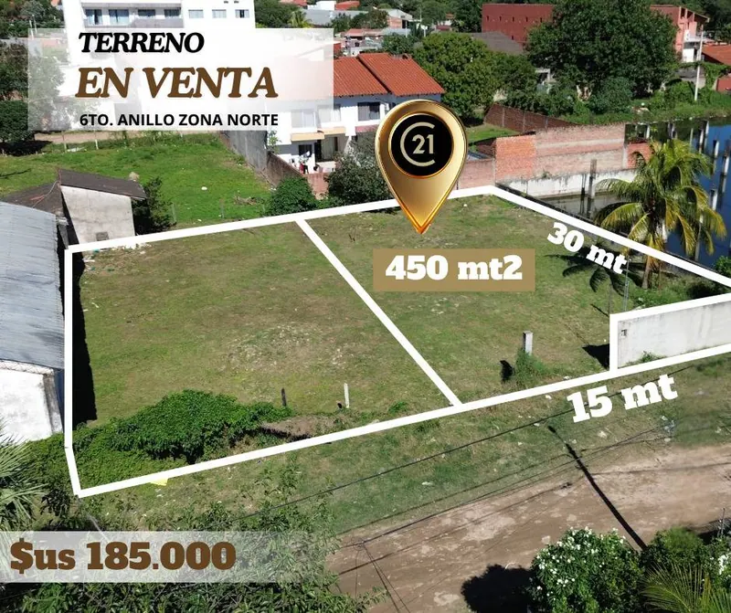 450 m² lot for sale in the North Zone, 6th ring: foto 3 de 10