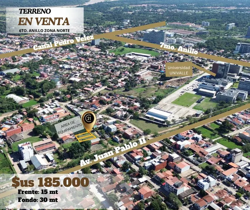450 m² lot for sale in the North Zone, 6th ring: foto 5 de 10