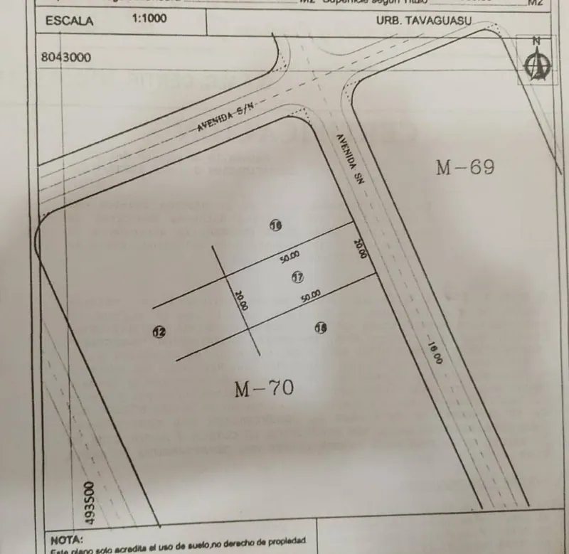 1,000 m² lot for sale in the Tavaguazú development: foto 2 de 2