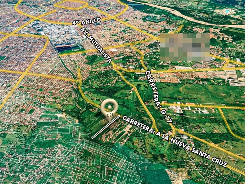 63,550.78 m² lot for sale in the North Zone, Nueva Santa Cruz: foto 10 de 10
