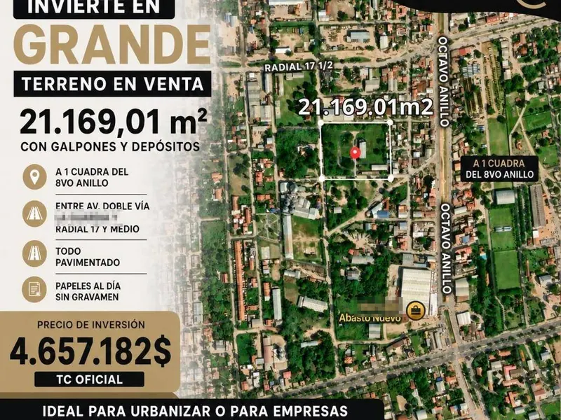 Terreno de 21.169,01 m² en venta en la Doble Vía La Guardia: foto 2 de 16